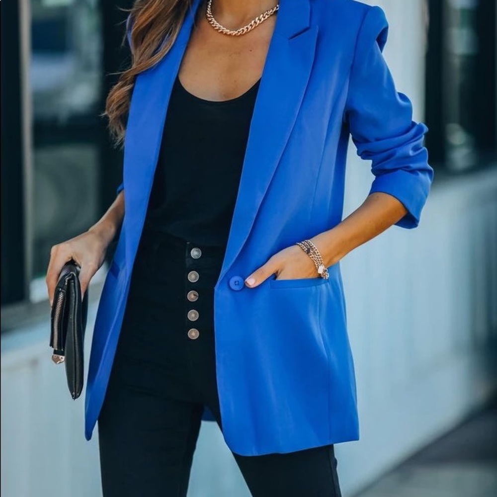 Royal blue size large Vici Collection blazer